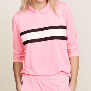 Ganni “Dubois” polo top